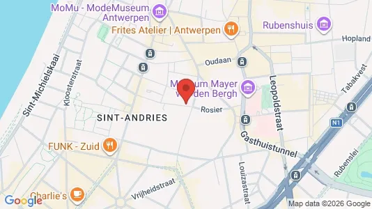 Apartments for rent i Stad Antwerp - kort over placeringen