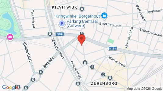 Apartments for rent i Stad Antwerp - kort over placeringen