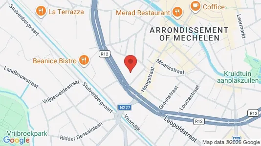 Apartments for rent i Mechelen - kort over placeringen