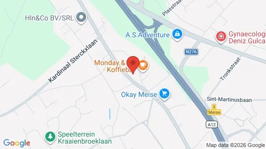Apartments for rent i Meise - kort over placeringen