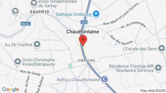 Apartments for rent i Chaudfontaine - kort over placeringen