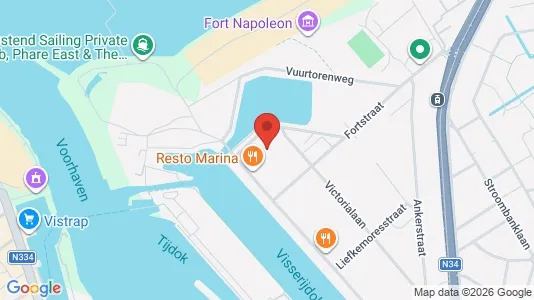 Apartments for rent i Oostende - kort over placeringen