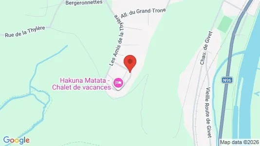 Apartments for rent i Hastière - kort over placeringen