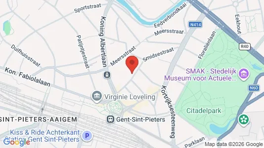 Apartments for rent i Stad Gent - kort over placeringen
