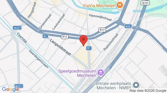 Apartments for rent i Mechelen - kort over placeringen