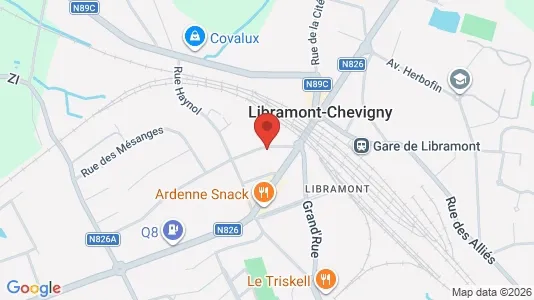 Apartments for rent i Libramont-Chevigny - kort over placeringen