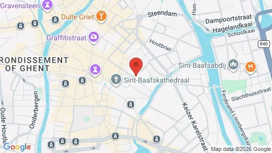 Apartments for rent i Stad Gent - kort over placeringen
