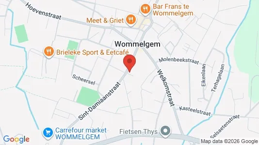 Apartments for rent i Wommelgem - kort over placeringen