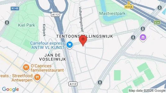 Apartments for rent i Stad Antwerp - kort over placeringen