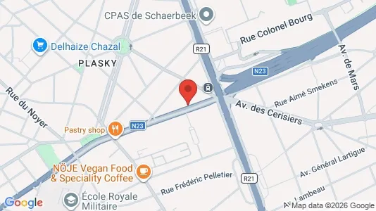 Apartments for rent i Brussels Schaarbeek - kort over placeringen