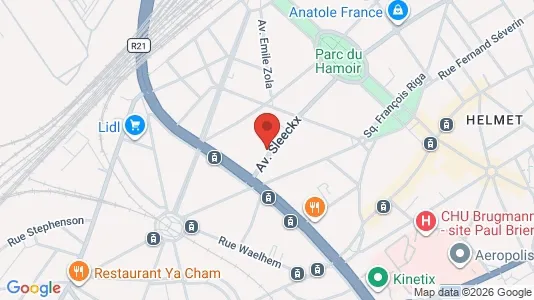 Apartments for rent i Brussels Schaarbeek - kort over placeringen