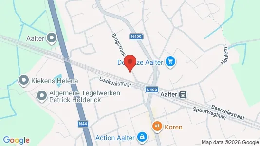 Apartments for rent i Aalter - kort over placeringen