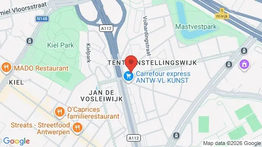 Apartments for rent i Stad Antwerp - kort over placeringen
