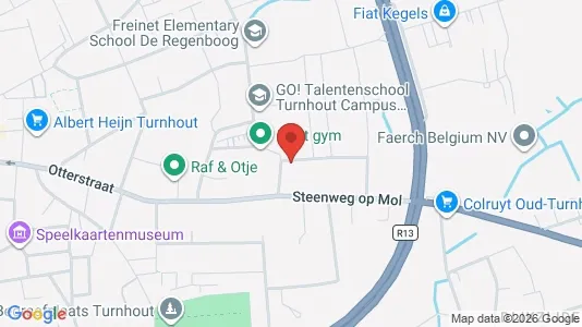 Apartments for rent i Turnhout - kort over placeringen