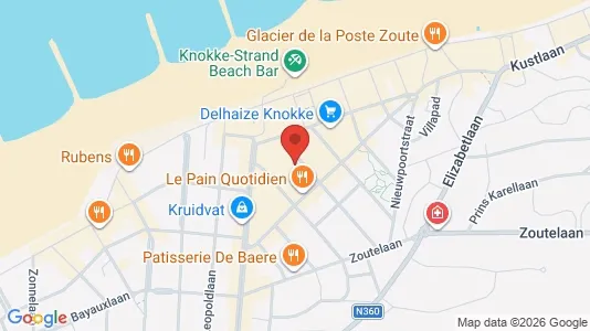 Apartments for rent i Knokke-Heist - kort over placeringen