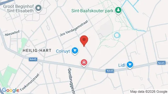 Apartments for rent i Gent Sint-Amandsberg - kort over placeringen