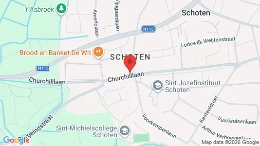 Apartments for rent i Schoten - kort over placeringen