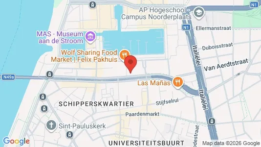 Apartments for rent i Stad Antwerp - kort over placeringen