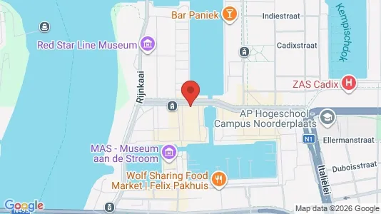 Apartments for rent i Stad Antwerp - kort over placeringen