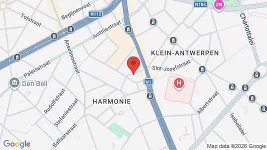 Apartments for rent i Stad Antwerp - kort over placeringen