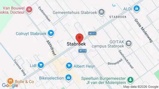 Apartments for rent i Stabroek - kort over placeringen