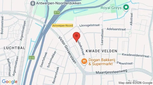 Apartments for rent i Antwerp Merksem - kort over placeringen