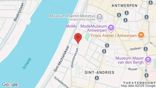 Apartments for rent i Stad Antwerp - kort over placeringen