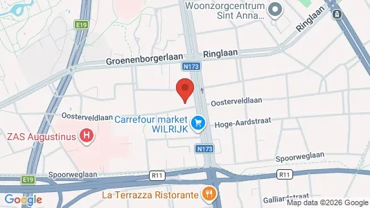 Apartments for rent i Antwerp Wilrijk - kort over placeringen