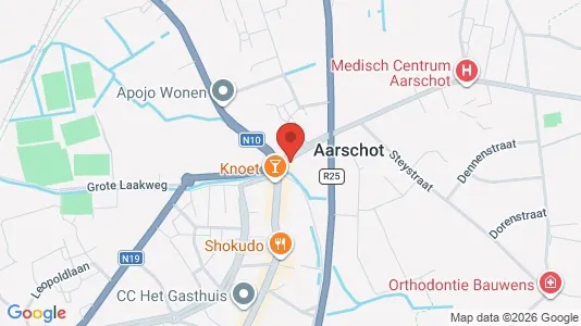 Apartments for rent i Aarschot - kort over placeringen