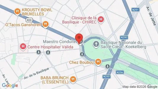 Apartments for rent i Brussels Ganshoren - kort over placeringen