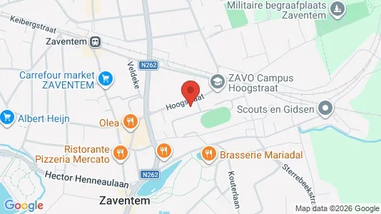 Apartments for rent i Zaventem - kort over placeringen