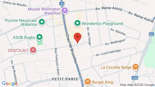 Apartments for rent i Waterloo - kort over placeringen