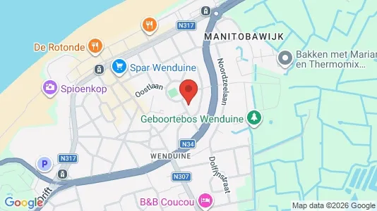 Apartments for rent i De Haan - kort over placeringen