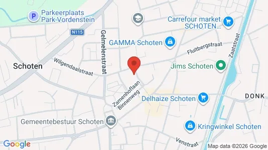 Apartments for rent i Schoten - kort over placeringen