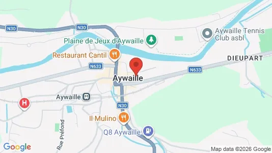 Apartments for rent i Aywaille - kort over placeringen