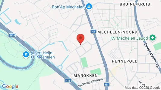 Apartments for rent i Mechelen - kort over placeringen
