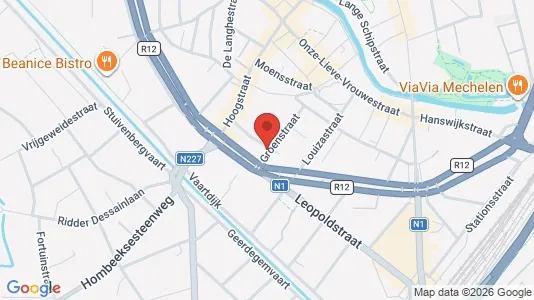 Apartments for rent i Mechelen - kort over placeringen
