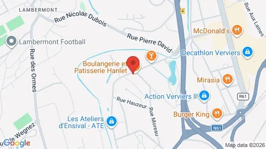 Apartments for rent i Verviers - kort over placeringen