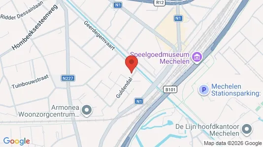 Apartments for rent i Mechelen - kort over placeringen
