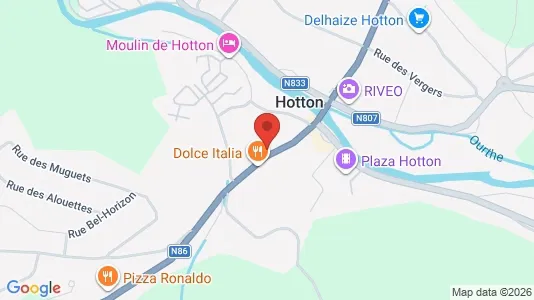 Apartments for rent i Hotton - kort over placeringen