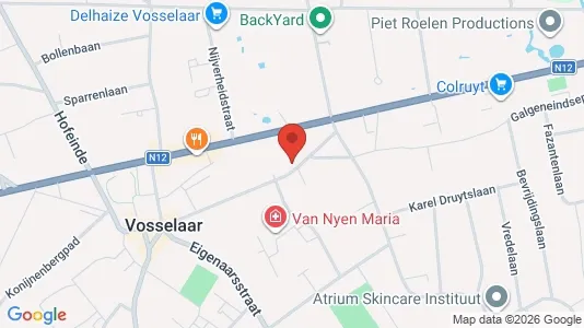Apartments for rent i Vosselaar - kort over placeringen