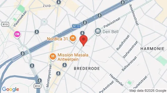 Apartments for rent i Stad Antwerp - kort over placeringen