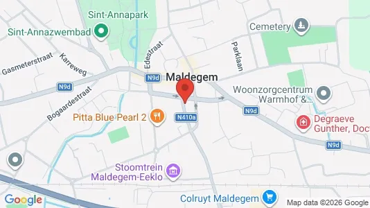 Apartments for rent i Maldegem - kort over placeringen