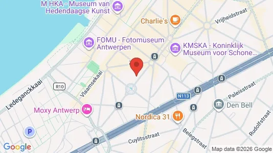 Apartments for rent i Stad Antwerp - kort over placeringen
