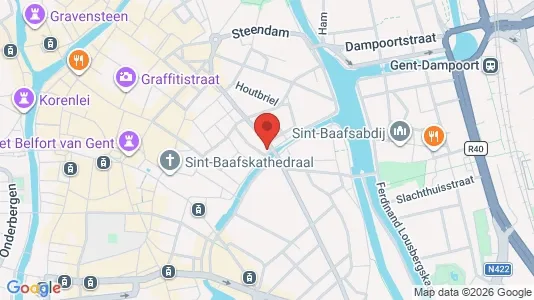 Apartments for rent i Stad Gent - kort over placeringen
