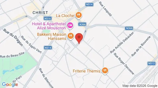 Apartments for rent i Moeskroen - kort over placeringen