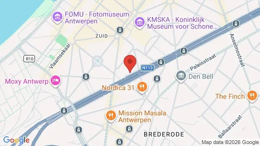 Apartments for rent i Stad Antwerp - kort over placeringen