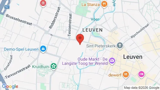 Apartments for rent i Leuven - kort over placeringen