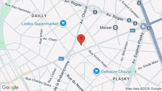 Apartments for rent i Brussels Schaarbeek - kort over placeringen