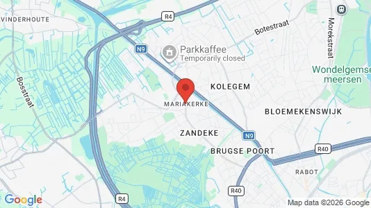 Houses for rent i Gent Mariakerke - kort over placeringen